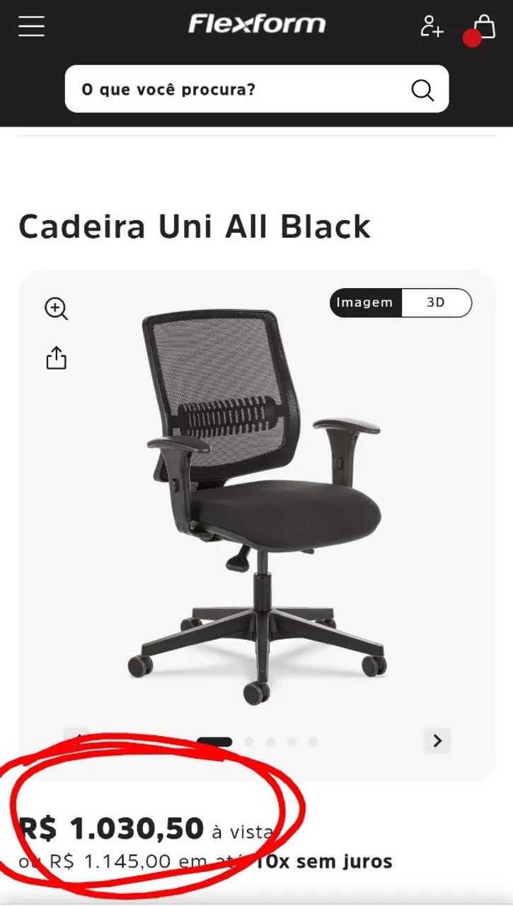 CADEIRAS DE ESCRITÓRIO FLEXFORM (2 UNIDADES) - Foto 2