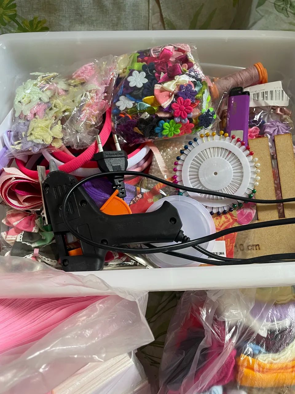Kit completo para fazer laços 