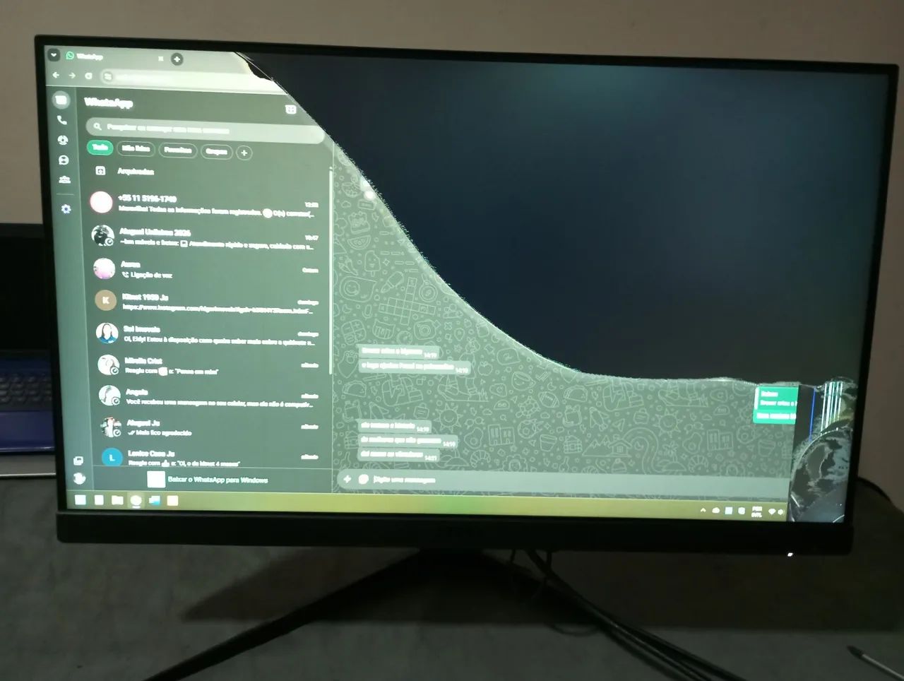 Monitor MSI 144hz (com defeito)