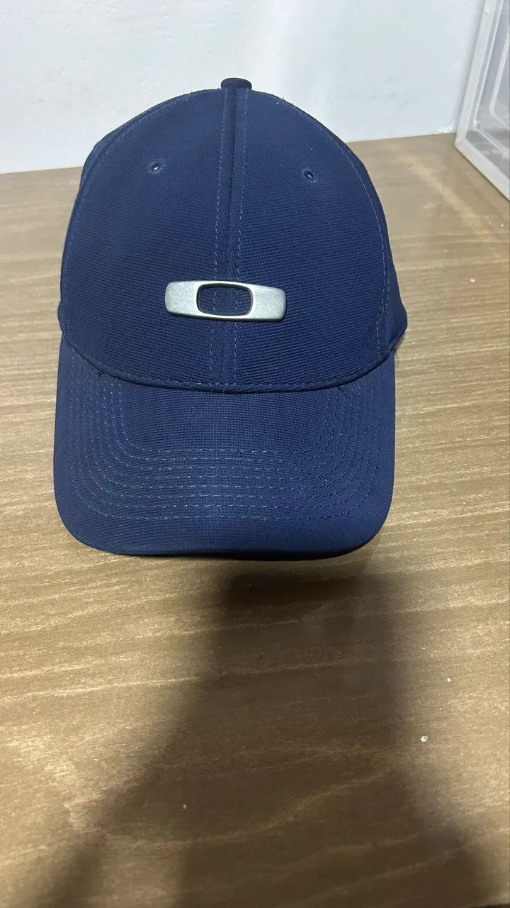 boné oakley metal gascan azul marinho