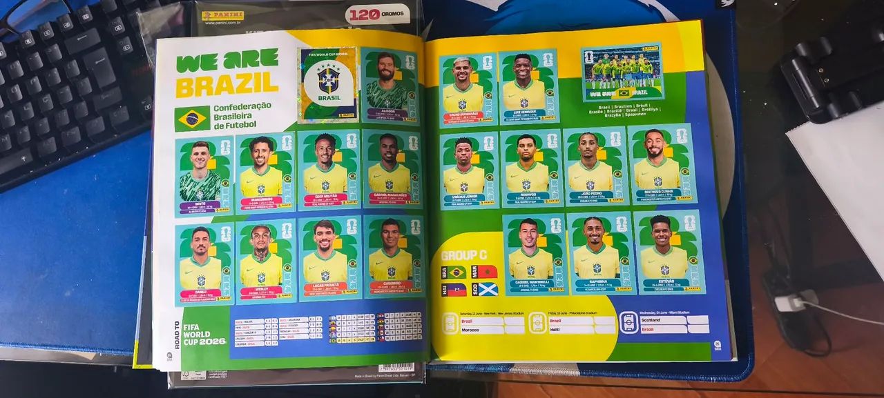 Álbum da copa 2026 Completo com extras