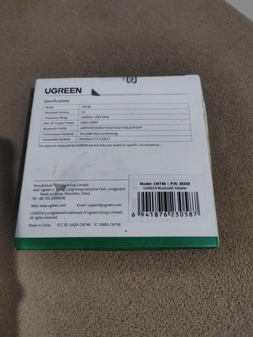Adaptador bluetooth UGREEN 5.4 - Foto 2