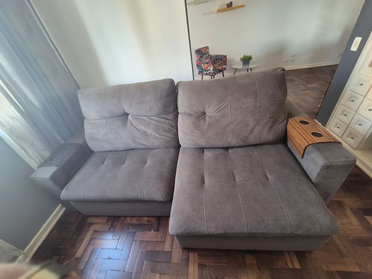 Sofa retrátil 3,0m Bom.estado. - Foto 3