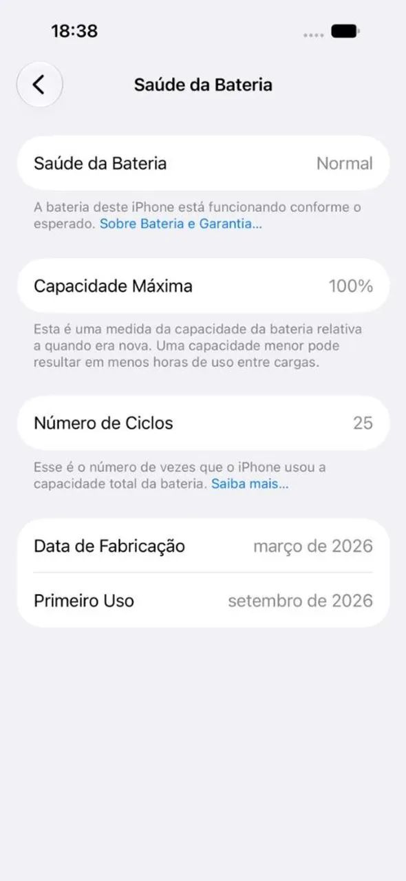 iPhone 16 Novo 
