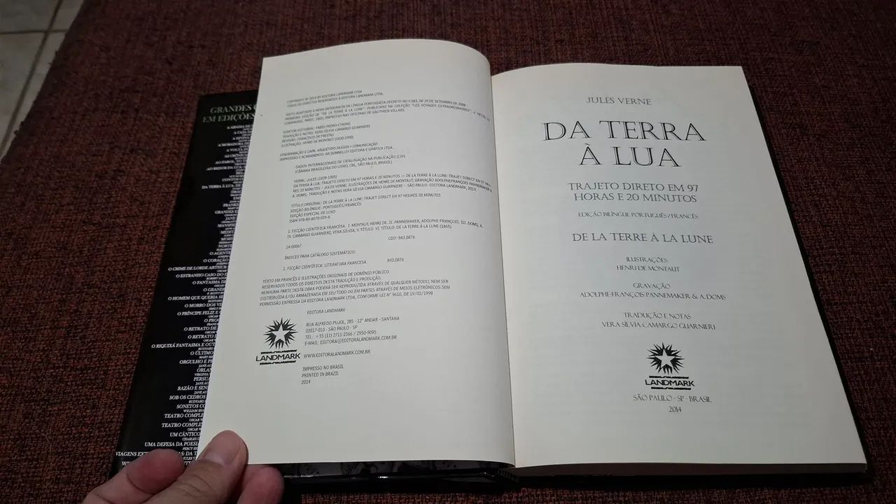 Da Terra à Lua Edição Bilíngue Português-Francês - Foto 5