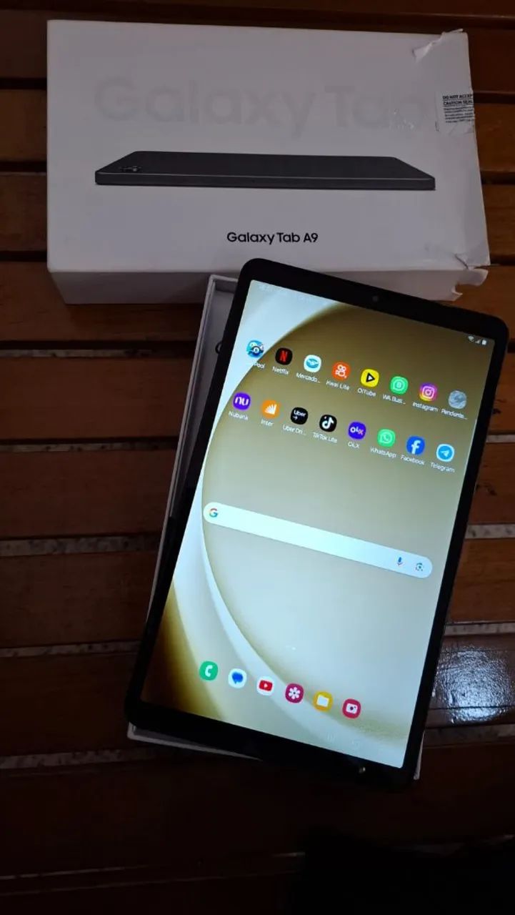 Tablet Tab A9 Samsung 64Gbs 8.7 polegadas pega Chip Faz Ligacao Na Caixa - Foto 2