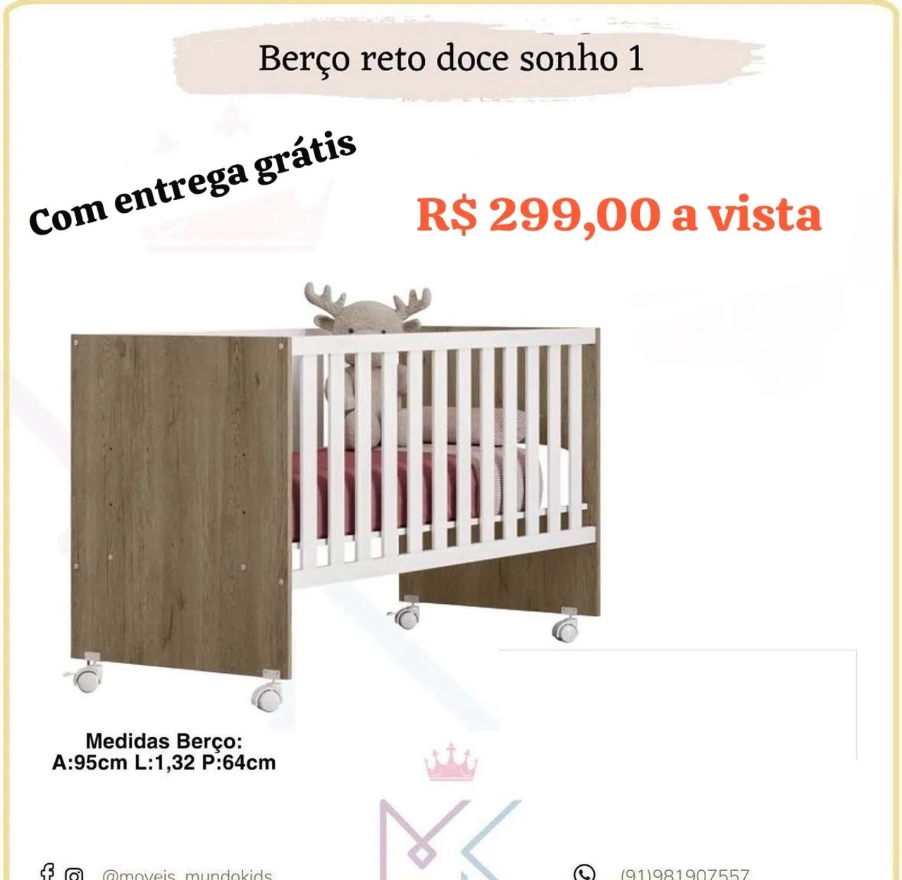 Berço padrão Nacional 