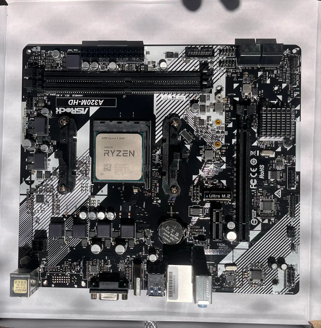 Ryzen 5 3600 + Placa A320M 