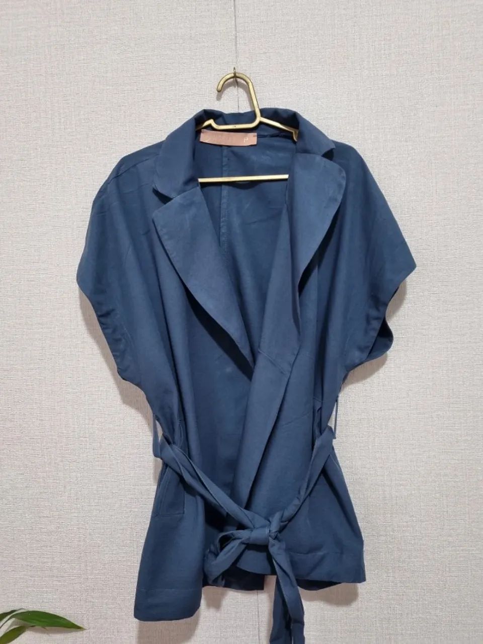 kimono 3 marias azul chumbo - Foto 4