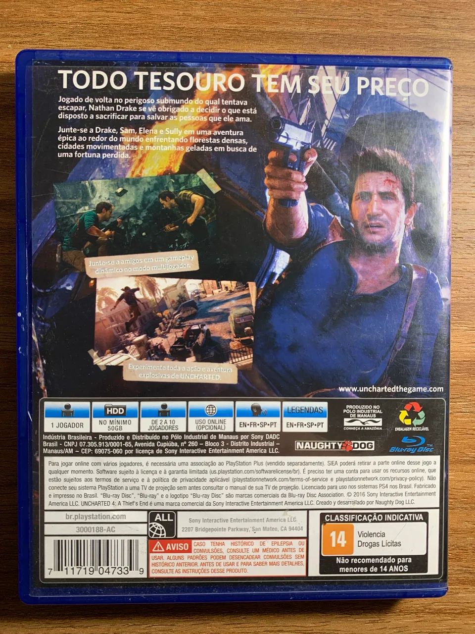 Uncharted 4: A Thief's End para PS4 PlayStation 4 - Foto 2