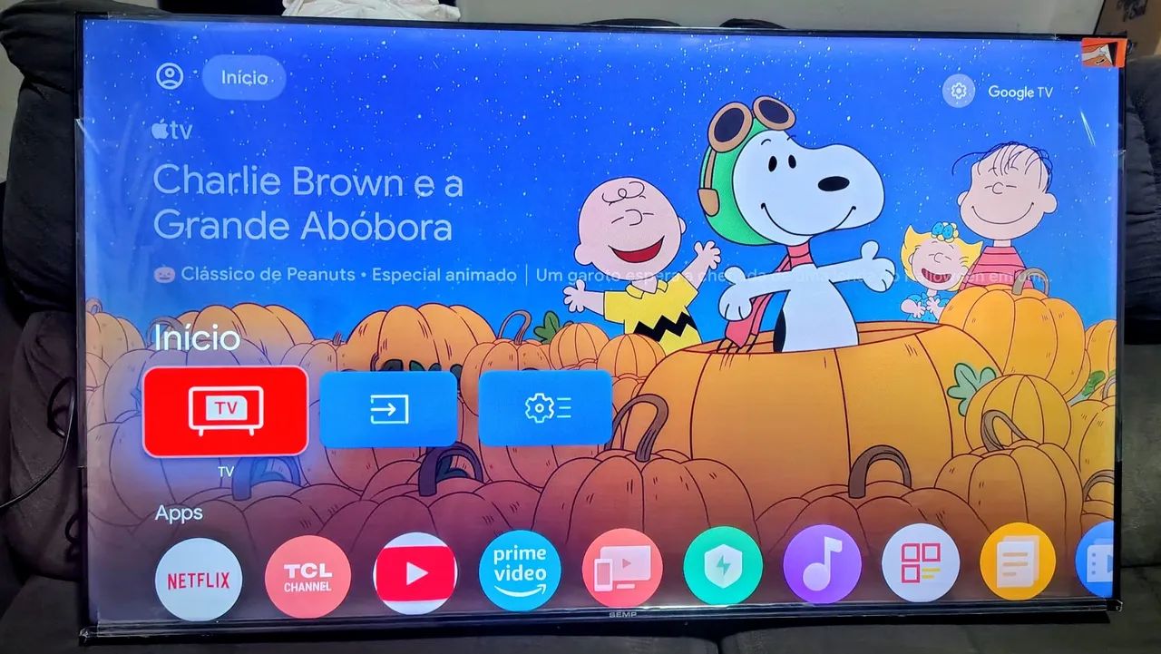 TV 50 SEMP TCL ANDROID 4K COMPLETA 