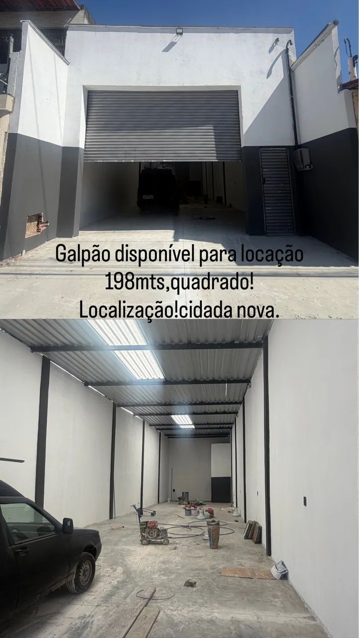 Galpão disponível para locação! Medição 6x33
