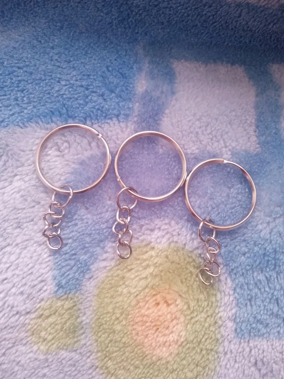Argola para chaveiro com corrente  - Foto 3