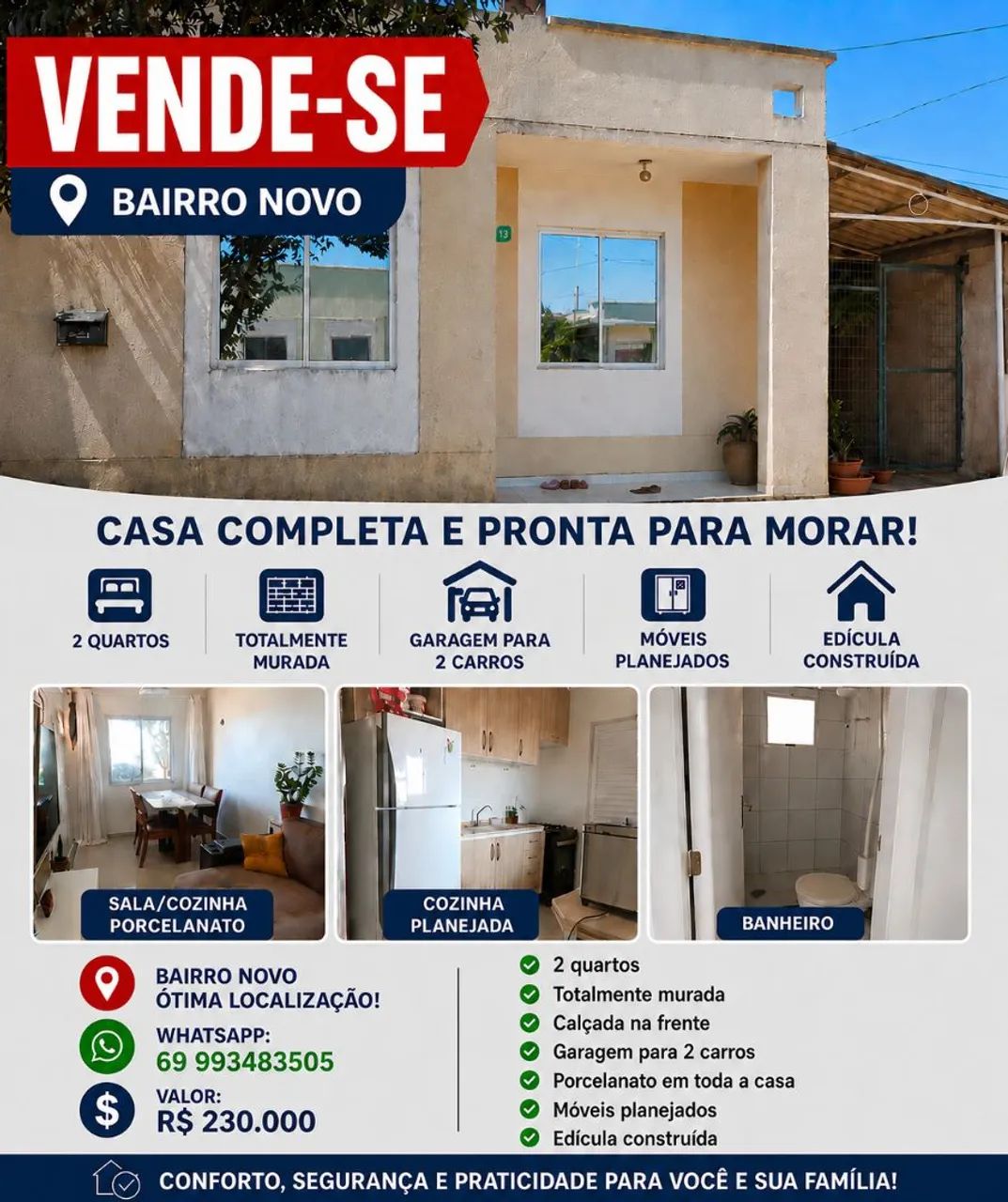 Casa Bairro Novo Iris