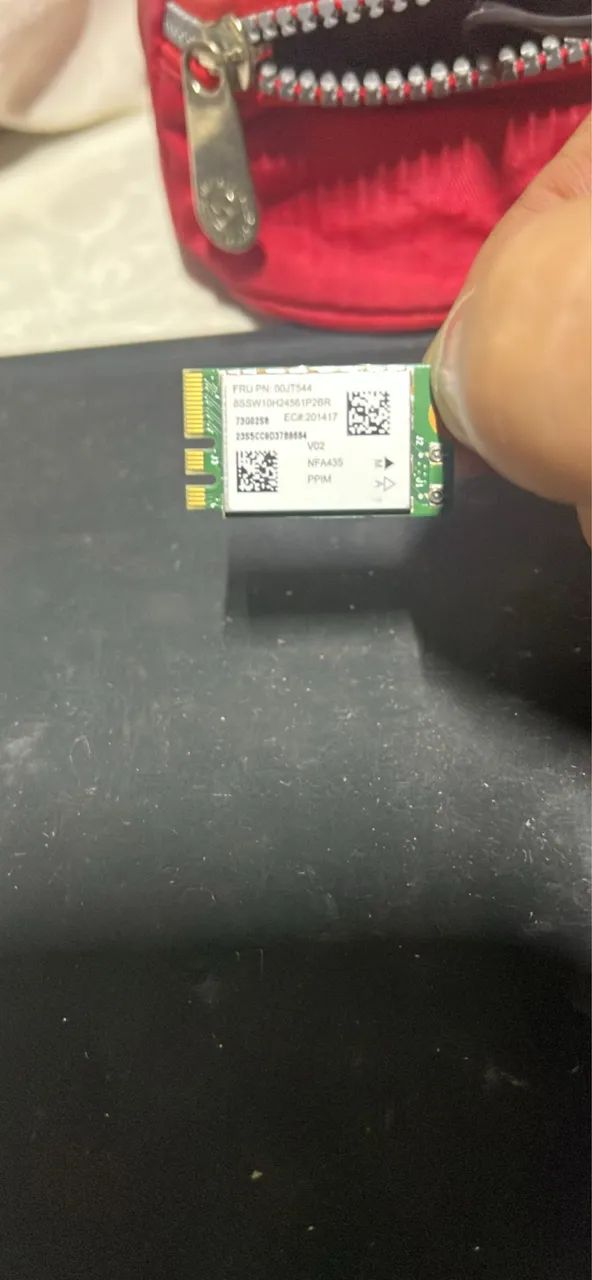 Placa Wi-Fi e Bluetooth M.2 Qualcomm Atheros NFA435 para Notebook