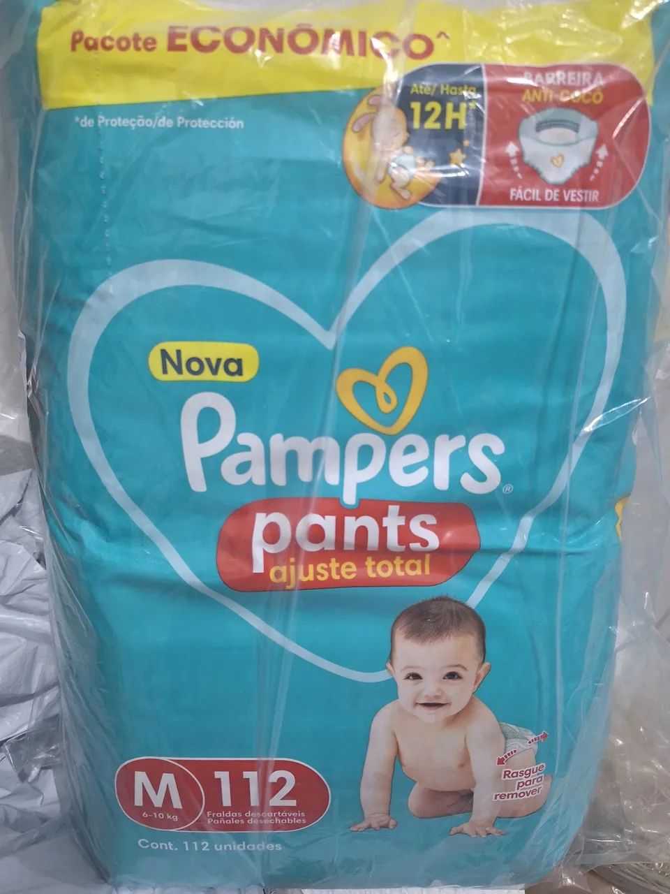 FRALDA PAMPERS( M 112 unidades ) - Foto 2