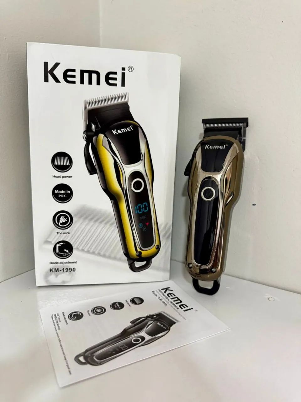 Máquina de corta cabelo Kemei - Foto 5