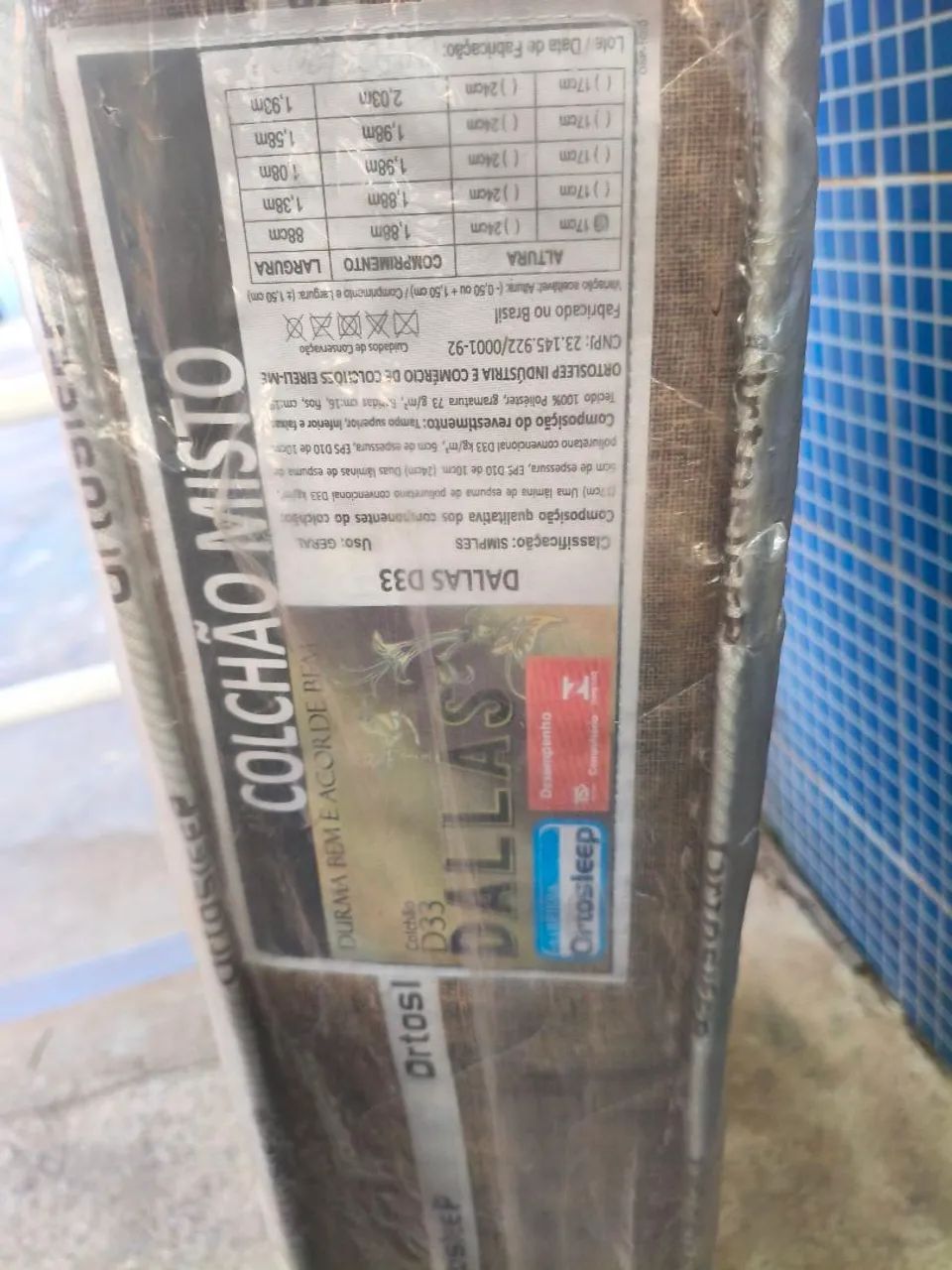Colchão D-33 Solteiro Novo 17 cm - Foto 4