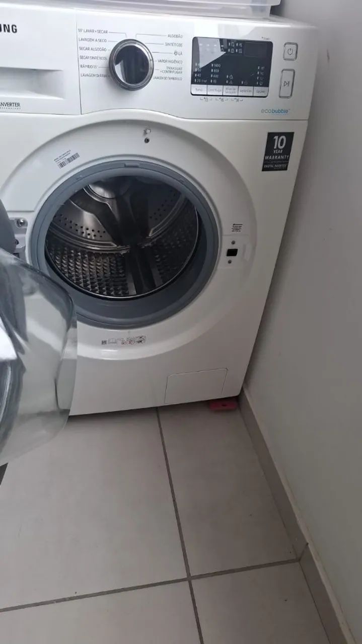 Lava e Seca Samsung - Digital Inverter - Branca - Excelente Estado - Foto 4