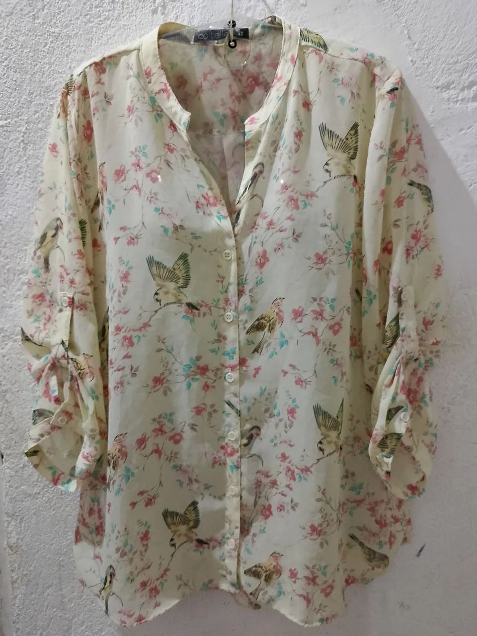 Camisa social feminina estampada  - Foto 2