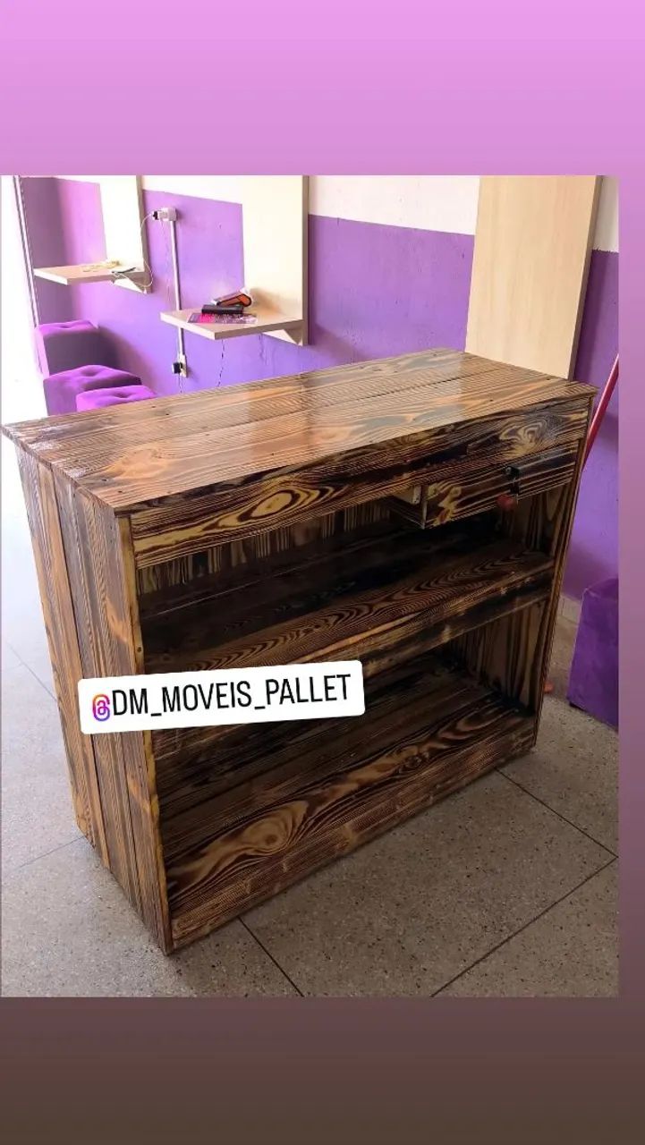 Balcão pallet rústico  - Foto 2