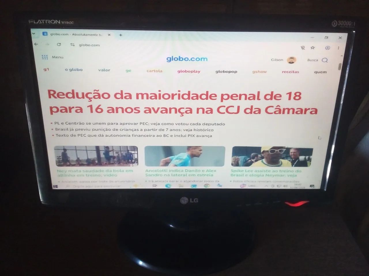 MONITOR LG 20 POLEGADAS 