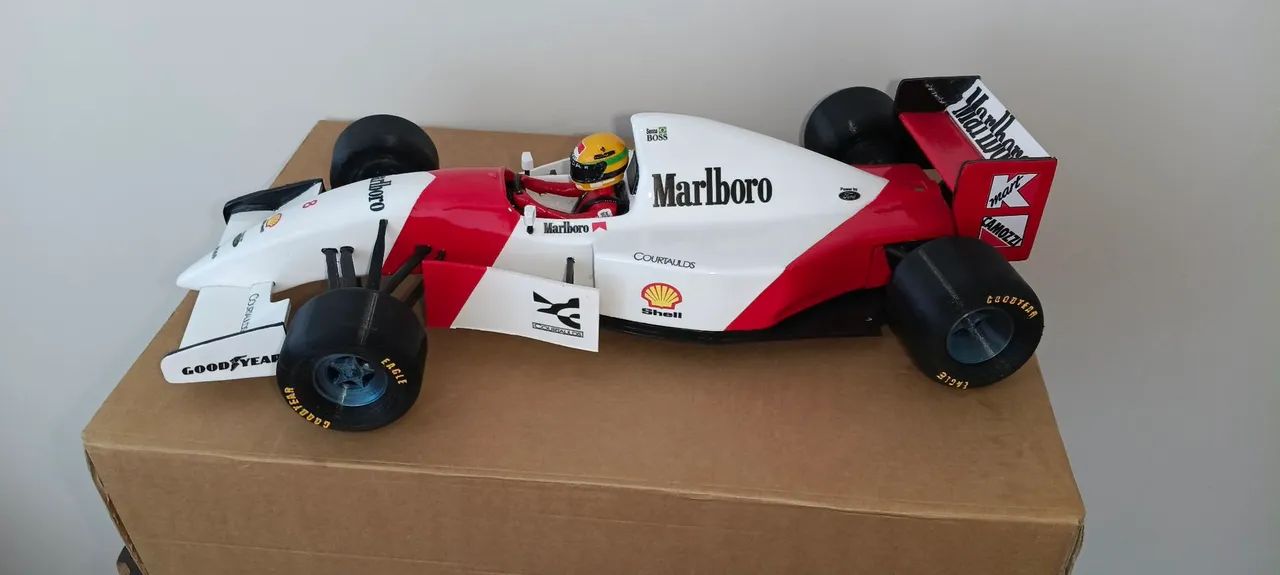 Formula 1 impressão 3D PLA 54cm