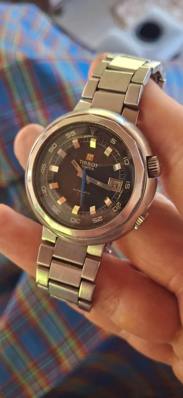 TISSOT T12 AUTOMATIC COMPRESSOR VINTAGE - DIVER ANOS 70 - Foto 2