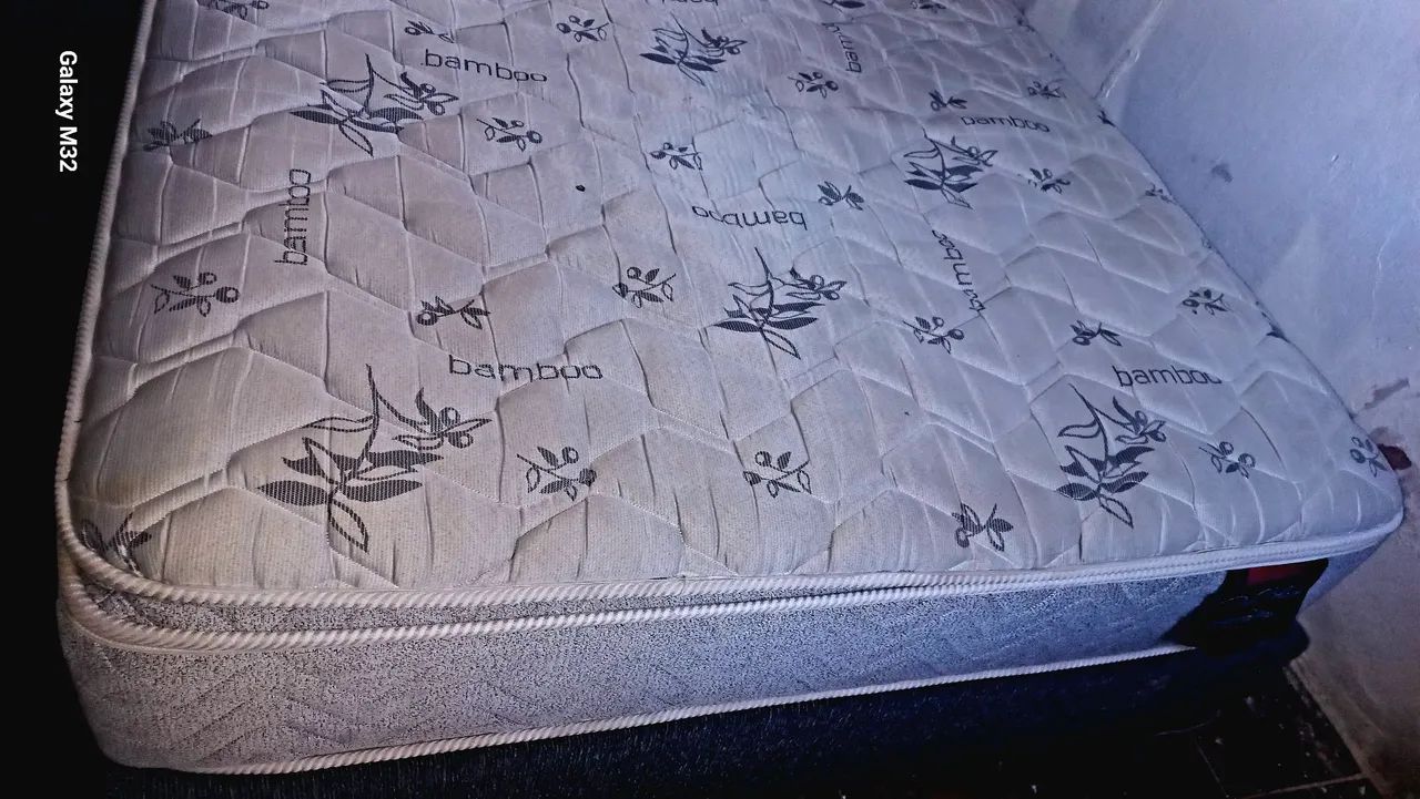 Cama casal box colchão americaflex