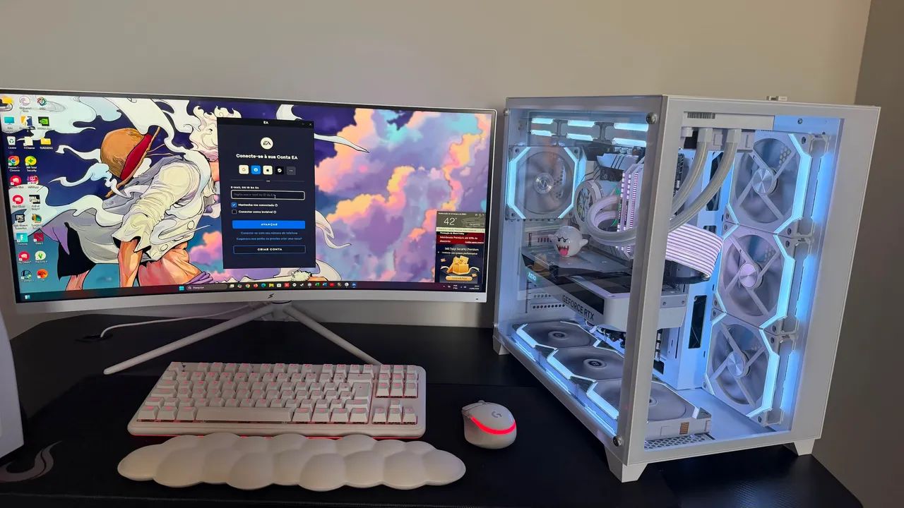 Pc Gamer todo branco  - Foto 2