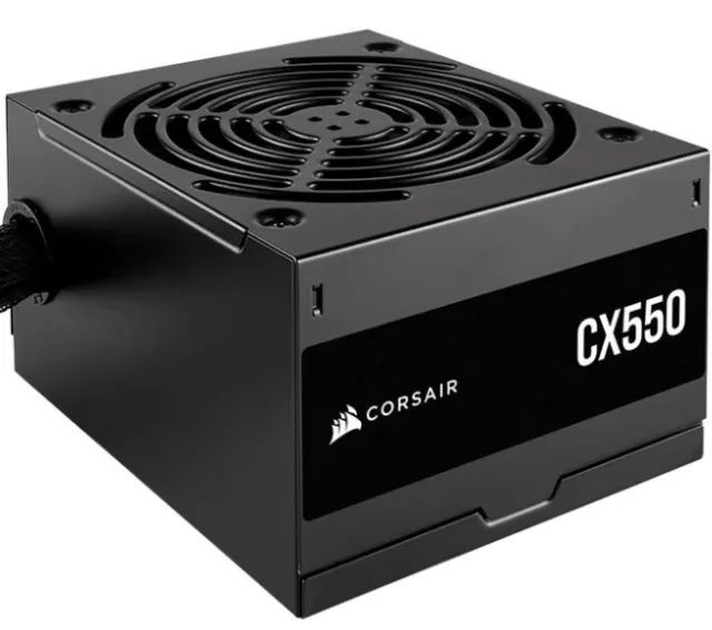 Fonte Corsair CX550, 550W, 80 Plus Bronze, Preto, CP-9020277-BR - Foto 3
