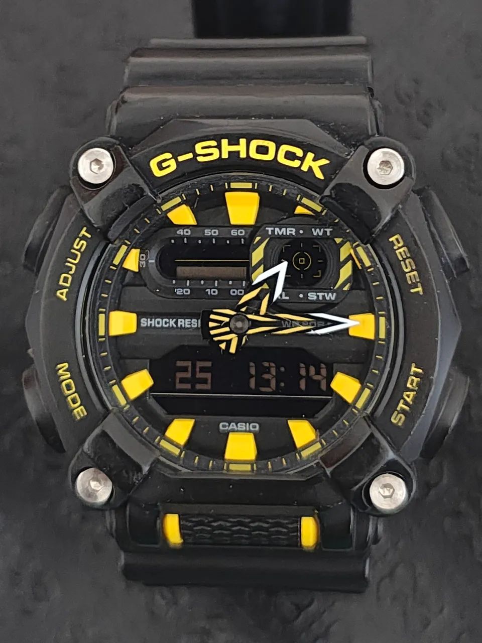 relogio g shock amarelo