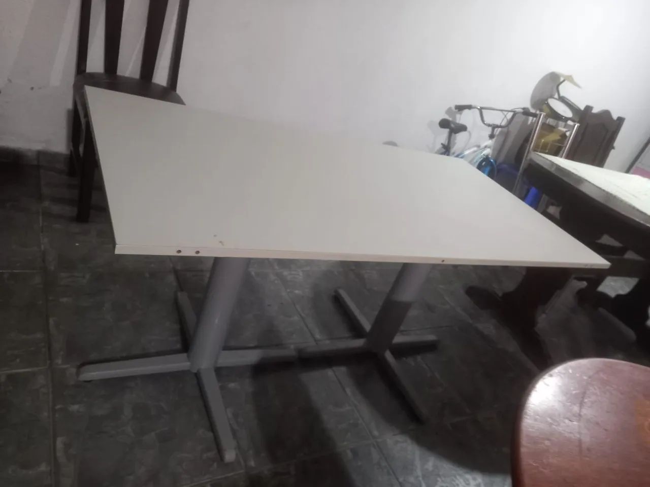 Mesa retangular branca - Foto 3