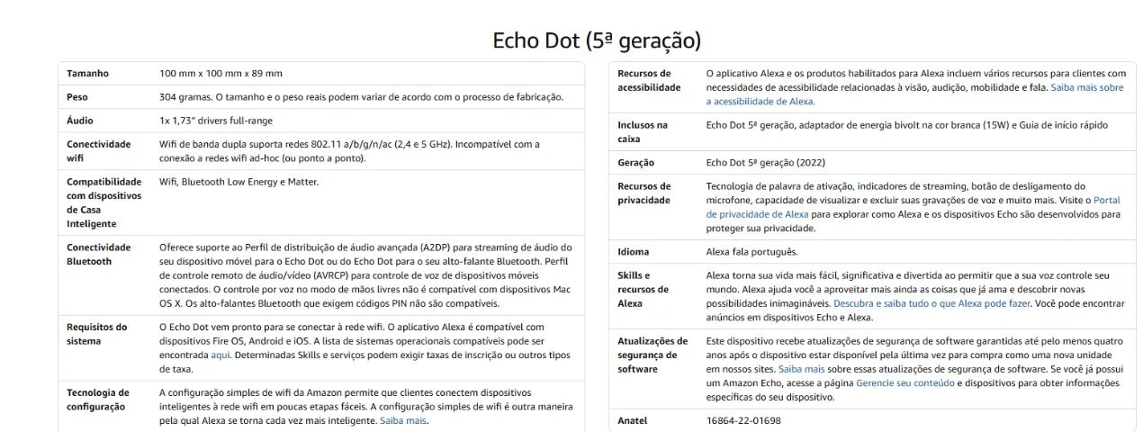 Echo Dot (5a Geração) Alexa - Foto 5