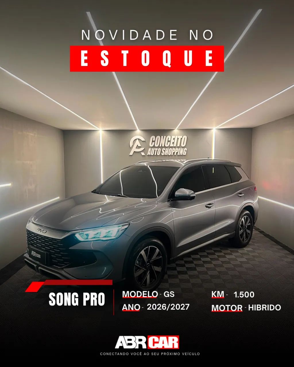 BYD Song Pro GS 1.5 16V AUT. (HIBRIDO) 2027