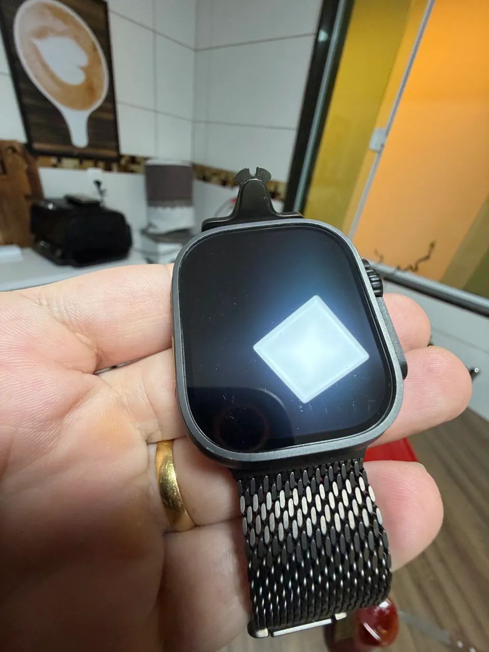 Apple Watch Ultra 3 com pulseira titânio  - Foto 2