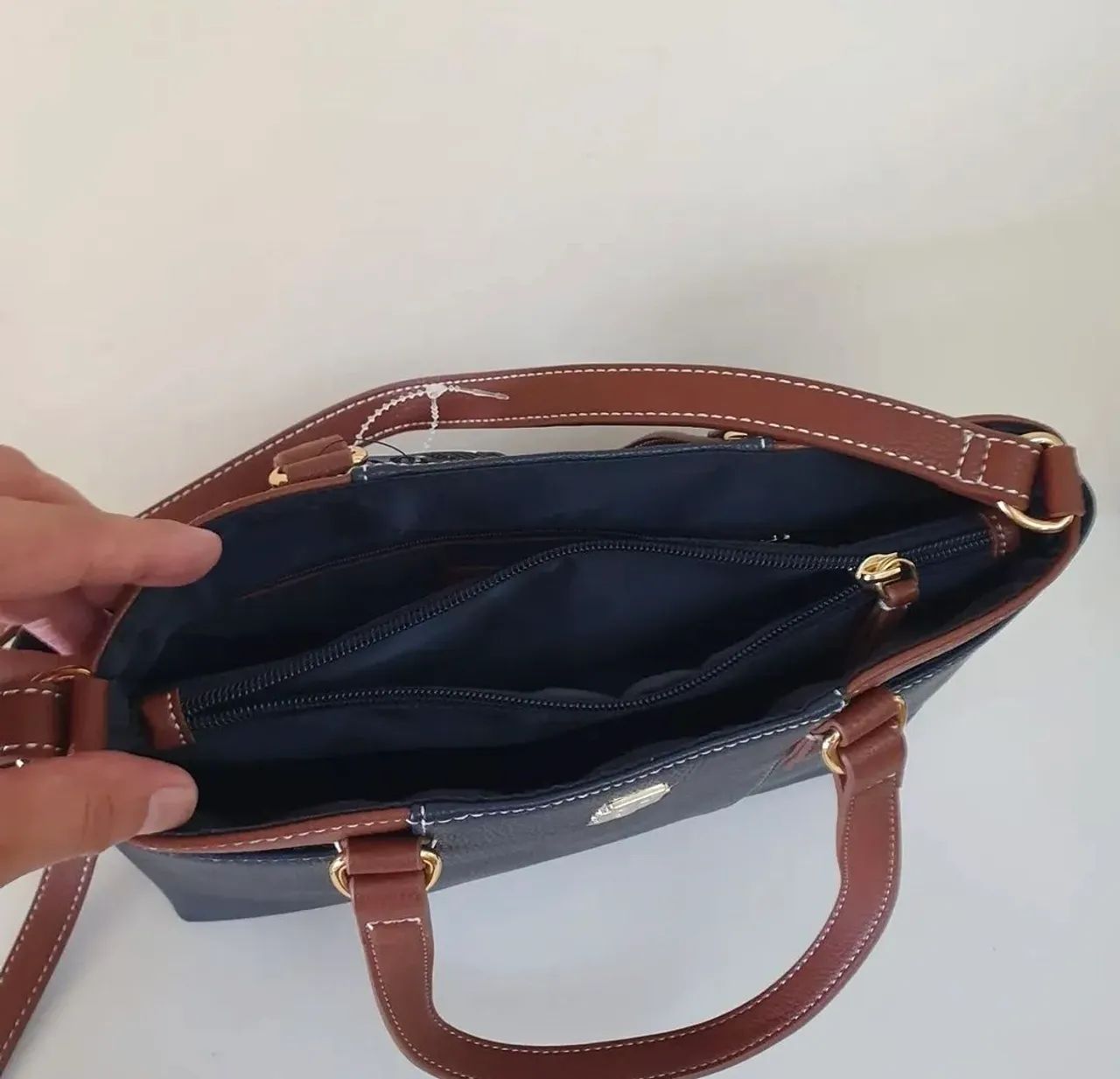Bolsa Tommy Hilfiger azul - Foto 4