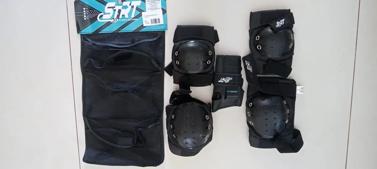 Patins  Seminovo Nr 38 com Kit de proteção - Foto 2