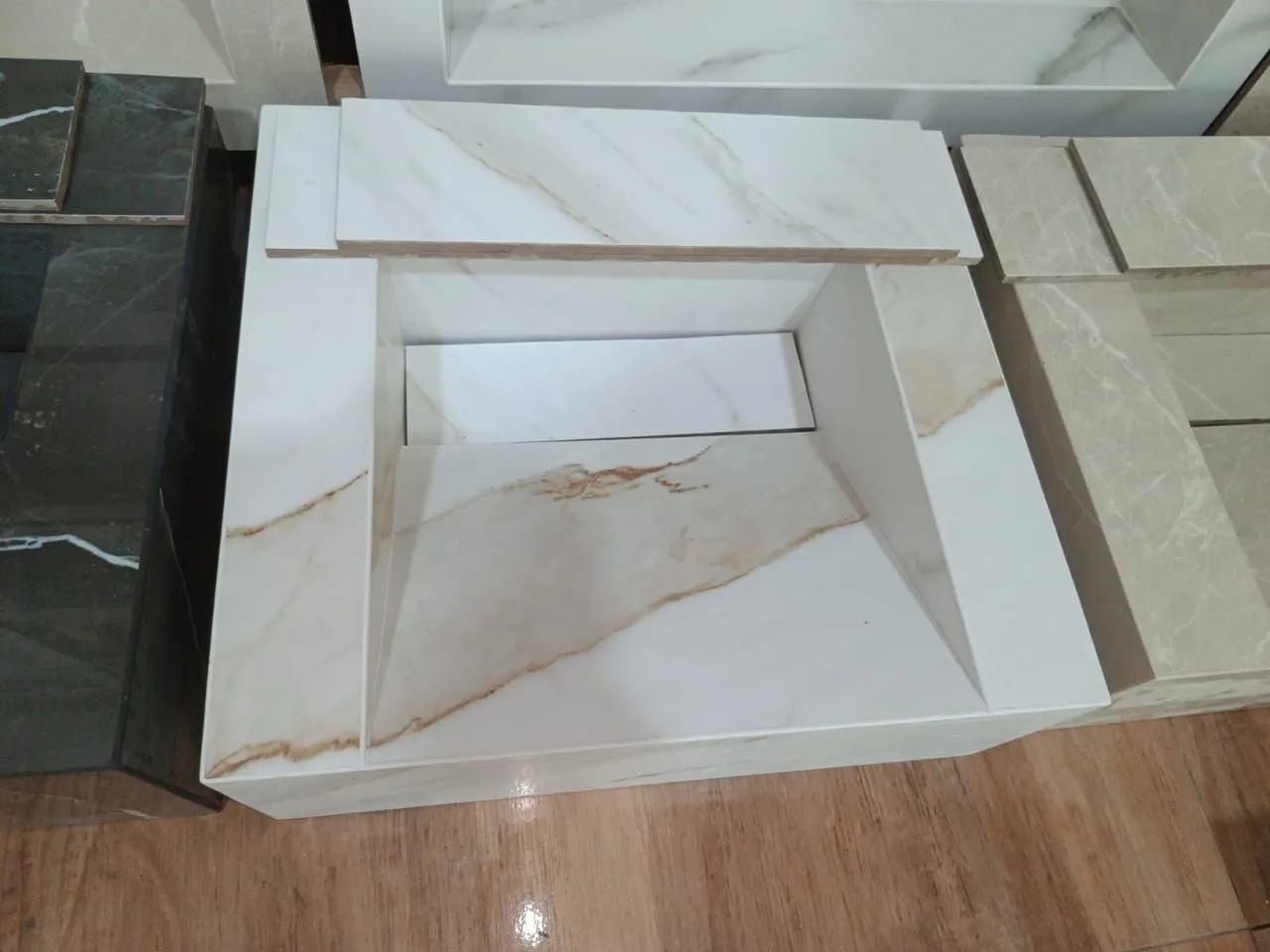Pia em porcelanato
