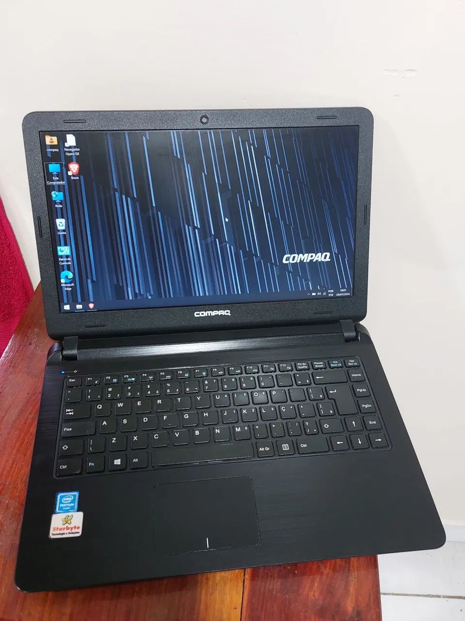 Notebook hp compaq com ssd - bom pra estudos - Foto 5