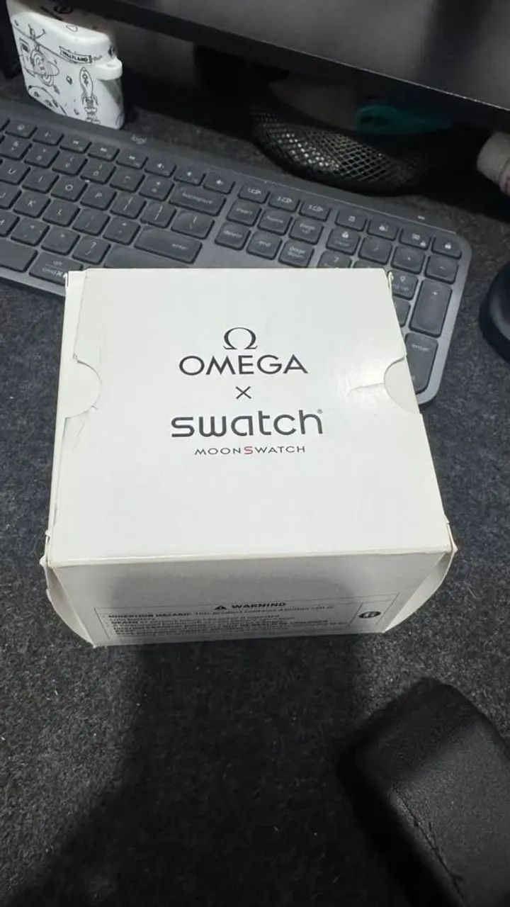Omega MoonsSwatch COM ETIQUETA DA LOJA - Foto 5