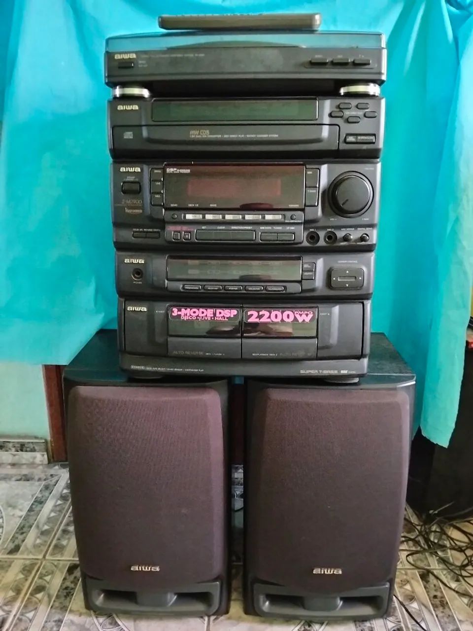System Aiwa funcionando  - Foto 4