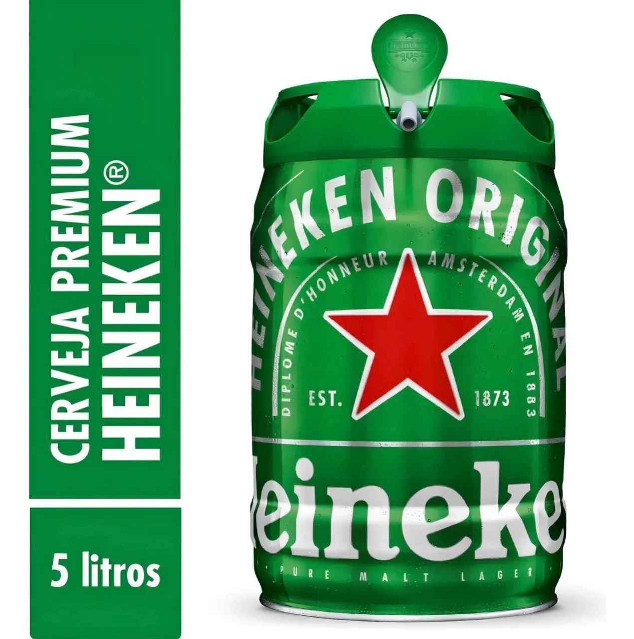 Barril de CHOPP Heineken 5L