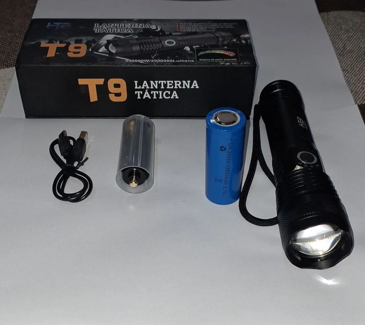 LANTERNA TÁTICA T9 P50 - Foto 2