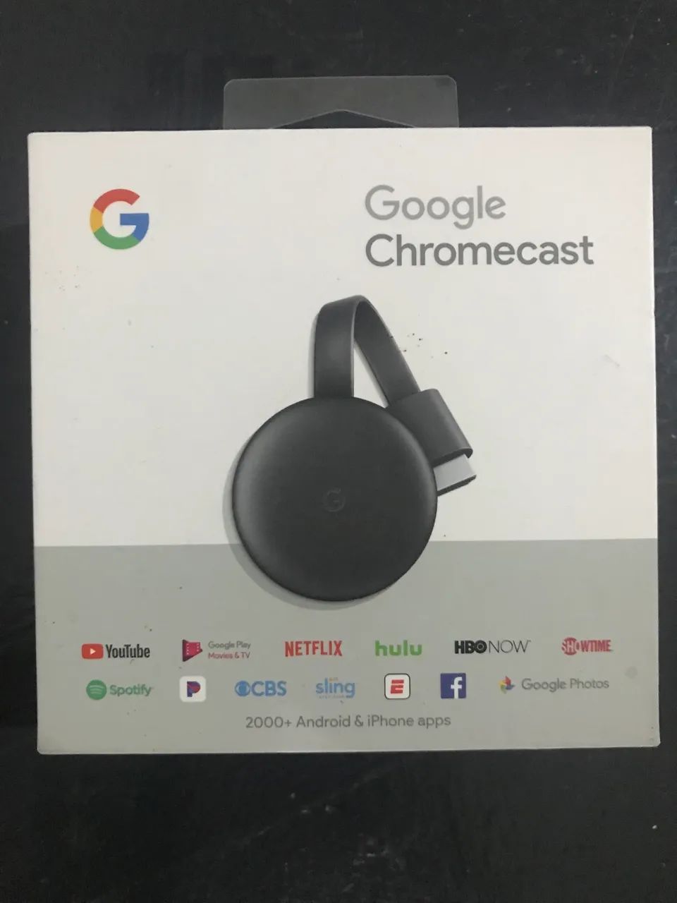Google Chromecast Original Aparelho de Streaming Full HD, transforme a tv em smart