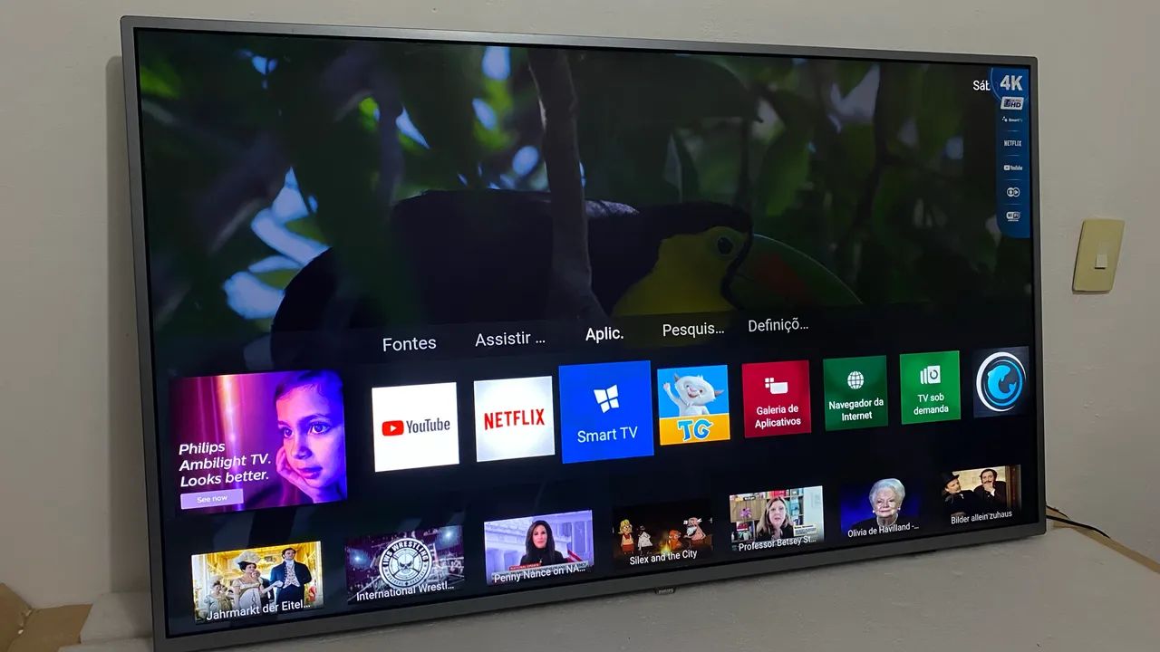 TV SMART 55 POLEGADAS 4K NOVA