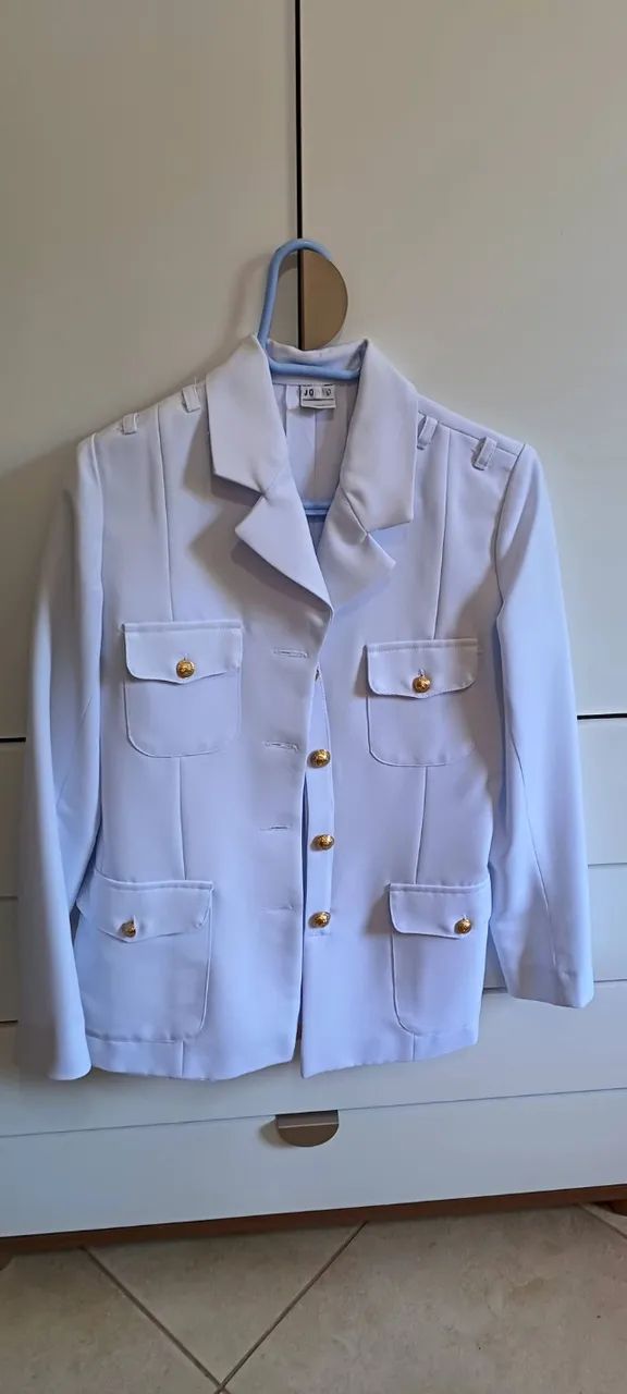 Uniforme completo dolmã branco 