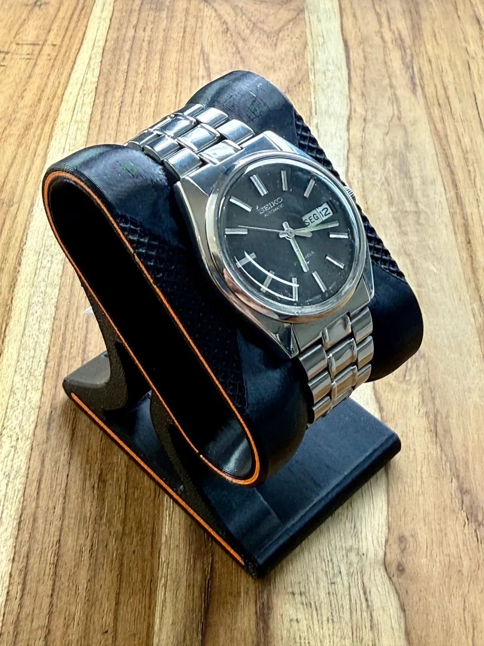 Relógio Seiko Automatic Black dial 6309-8020 - 1977 - Foto 2