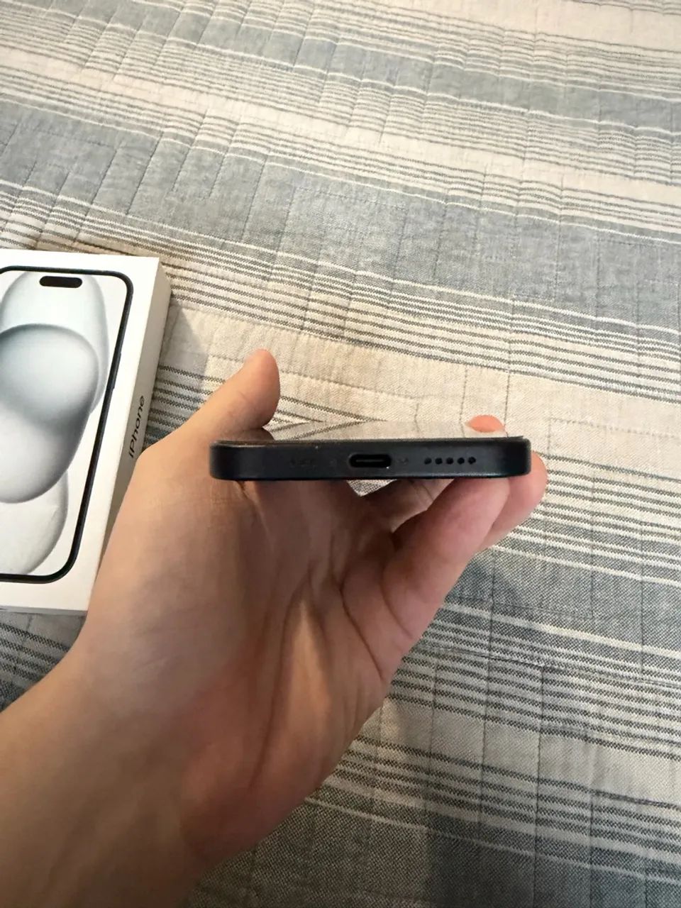 iPhone 15 preto ótimo estado  - Foto 4