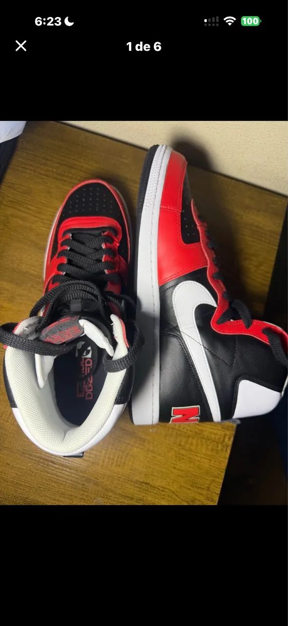 ? Nike Terminator High Black and University Red - Foto 3